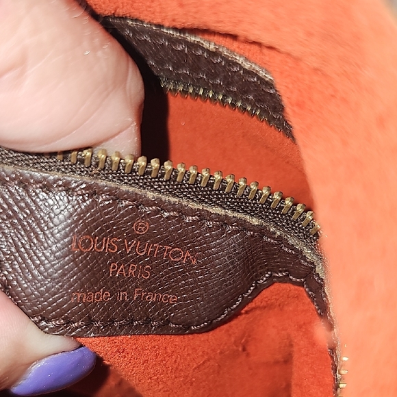 LOUIS VUITTON Damier Ebene Marais With COA Bucket REHAB - Picture 8 of 13